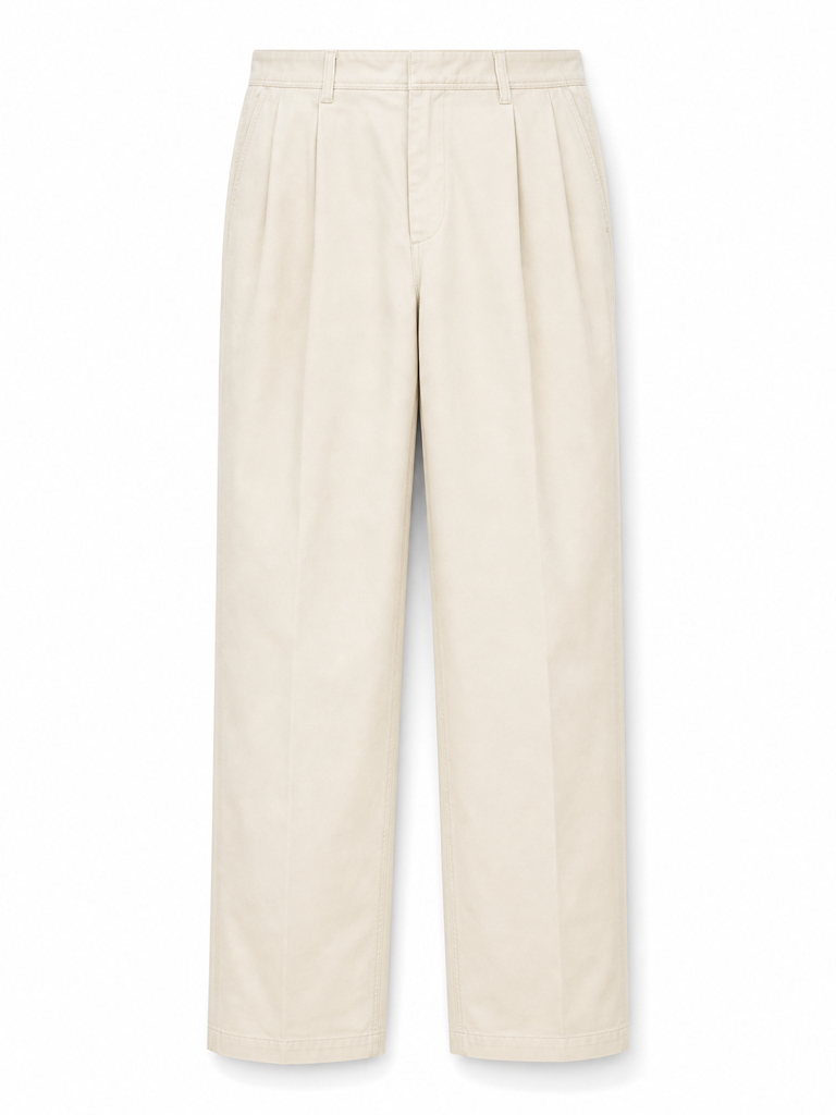 Ecru trousers